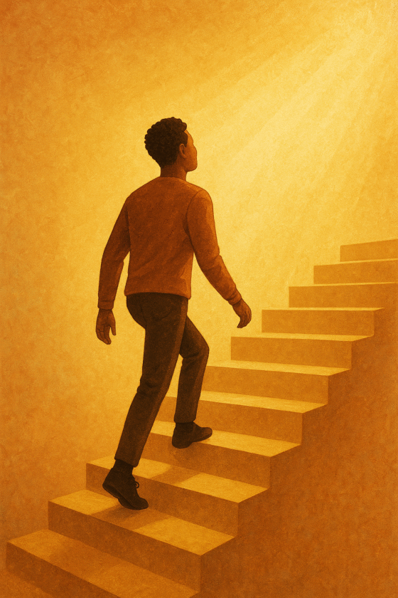 Golden Ascent of Determination (1)