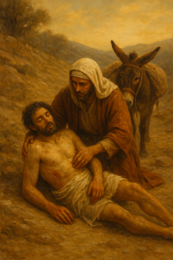 The Good Samaritan's Compassionate Aid
